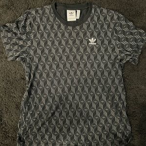 Black vintage adidas shirt, size small